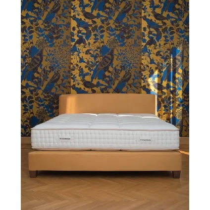 Letto in tessuto con testiera Pure di Midsummer Milano