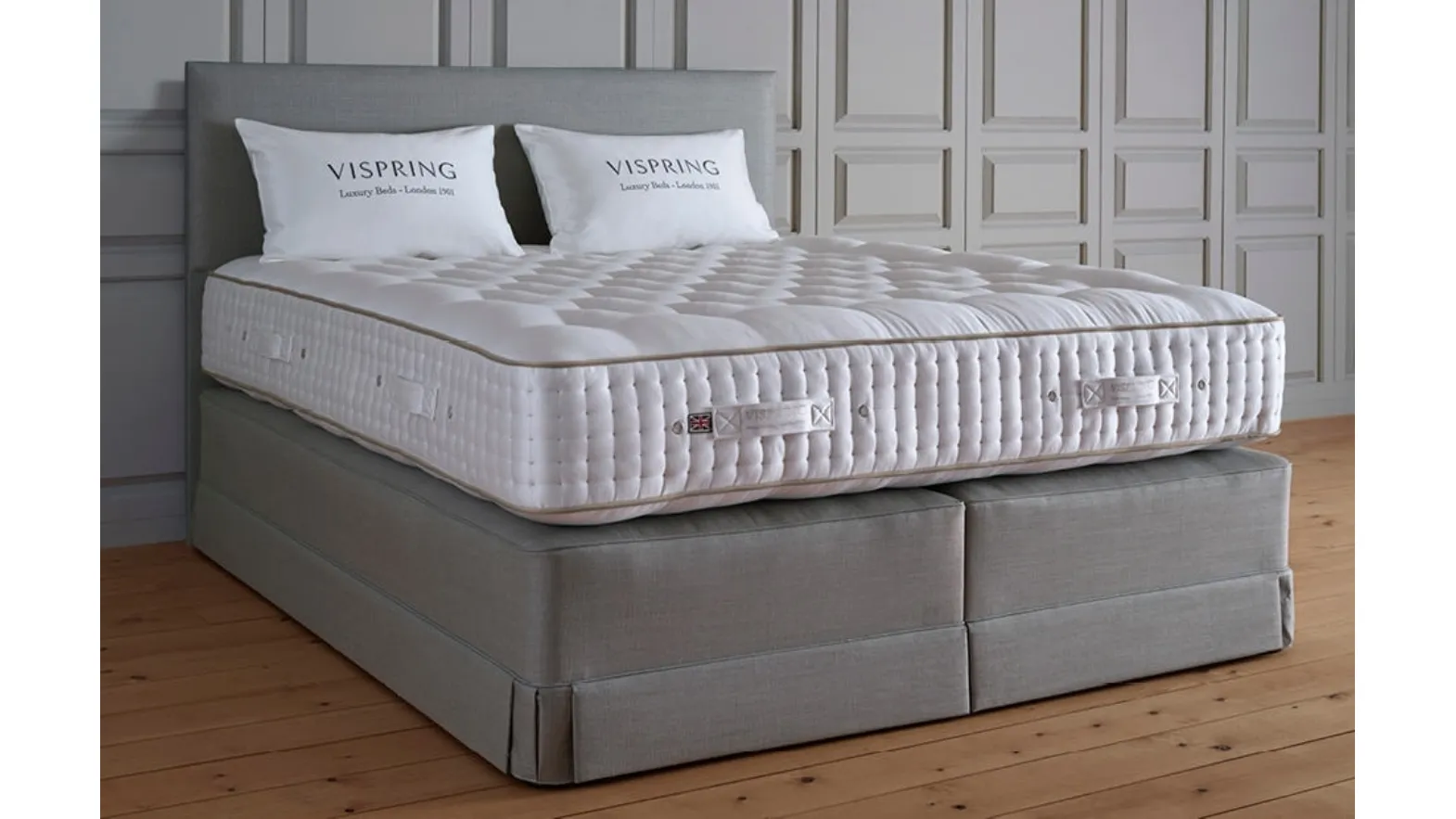 Letto con testiera Muses di Vispring